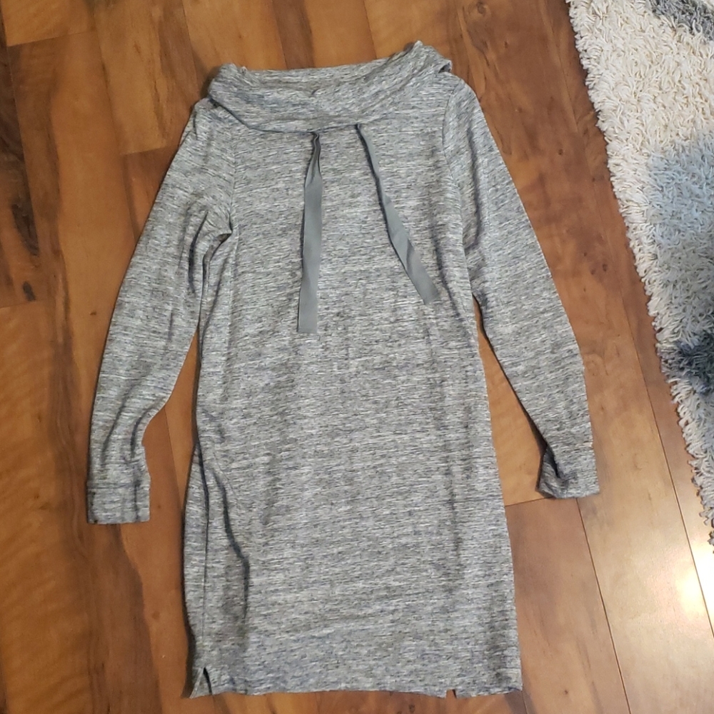 Daily Ritual Gray Soft Terry Dress